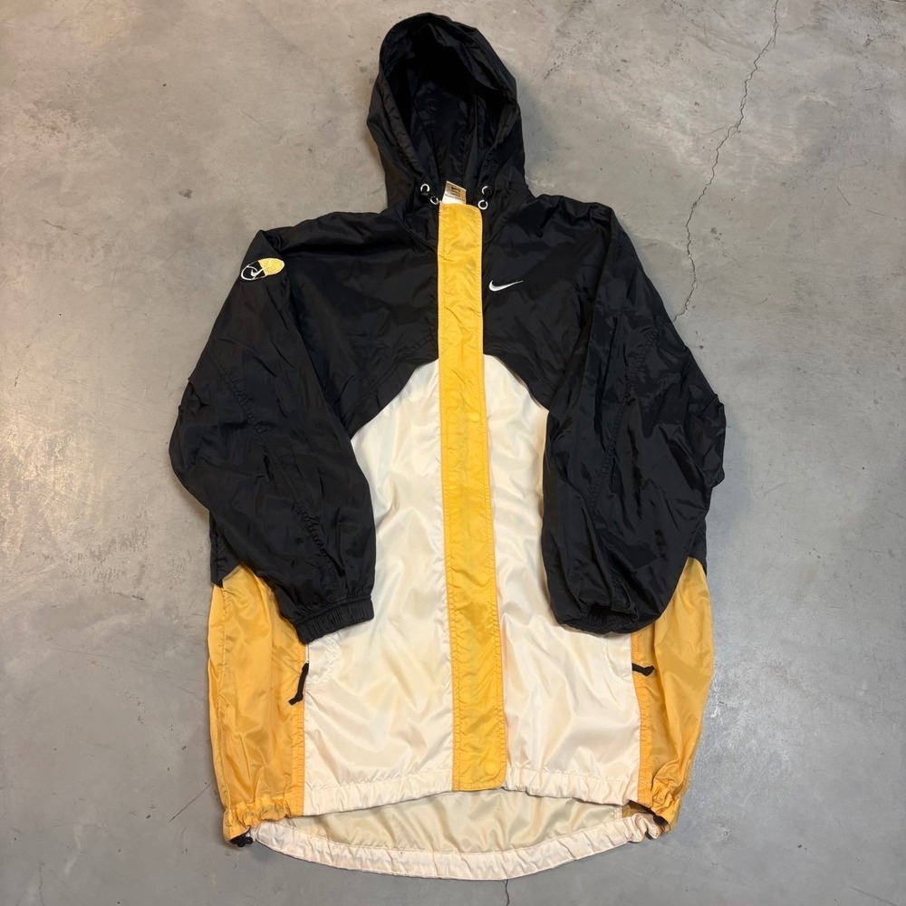 Vintage 90s Black‎ and White Windbreaker Jacket